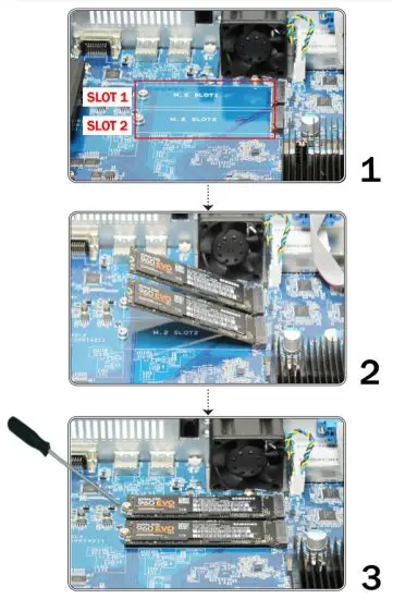 Synology RS1619xs RackStation - Attach SSDs to RackStation