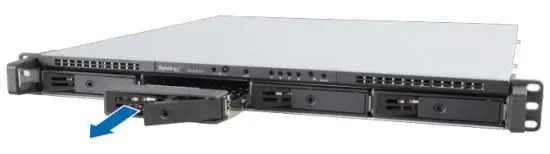 Synology RS1619xs RackStation - Install Drives