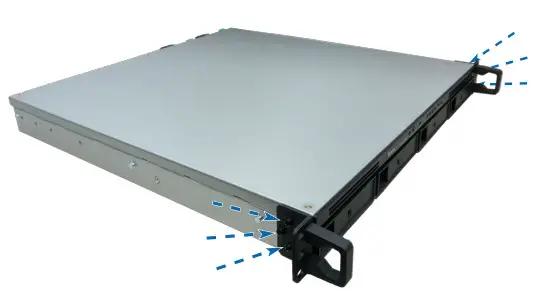 Synology RS1619xs RackStation - Install Rack mounts