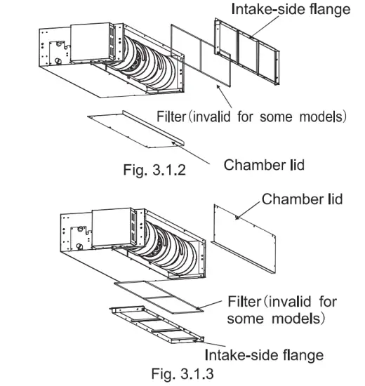 AIR CON ASLEK4H4S09 9000 BTU Ducted Concealed Fan Coil - fig 20