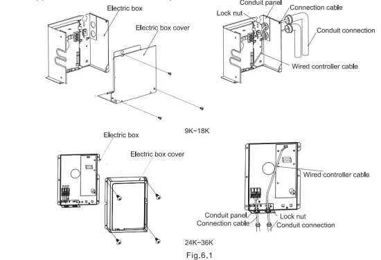 AIR CON ASLEK4H4S09 9000 BTU Ducted Concealed Fan Coil - fig 3
