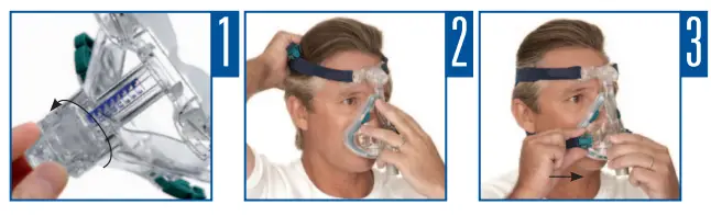 RESMED Mirage Quattro Full Face Mask-fig2