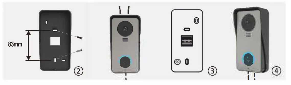 Qoltec 51781 Video DoorPhone Theon 7 3