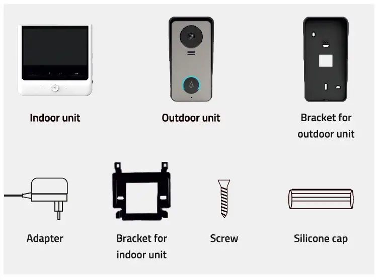 Qoltec 51781 Video DoorPhone Theon 7 7