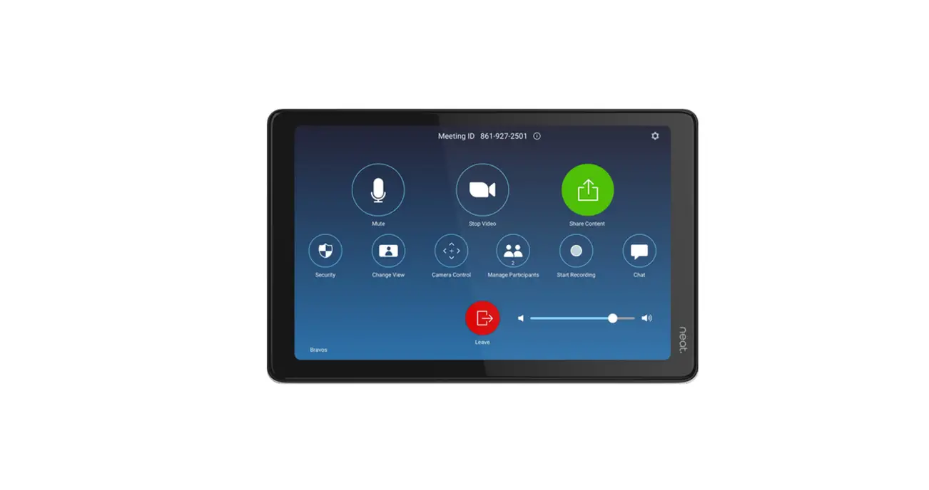 Neat Pad Room Controller/scheduling Display User Manual