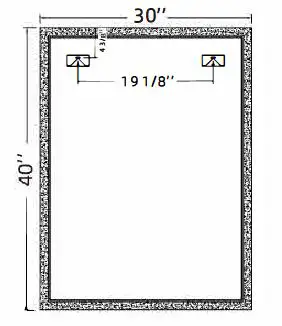 Ancerre LEDM-Immersion-30 30 x 40 Inch LED Frameless Mirror 5