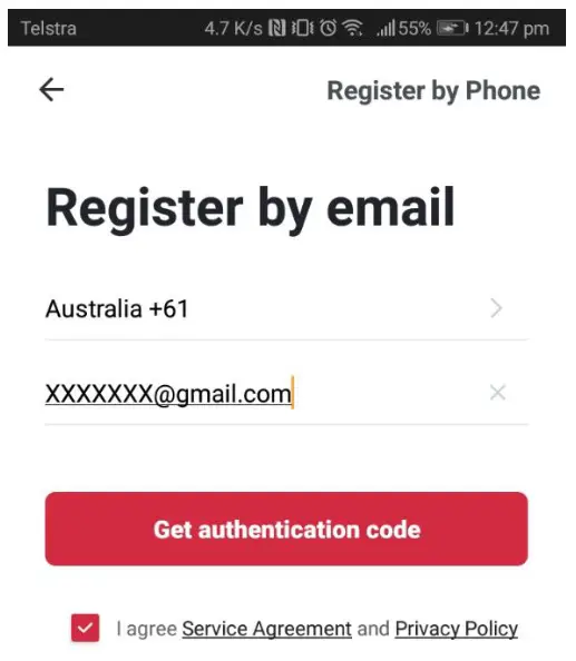 kogan SmarterHome Wireless Smart Video Doorbell ---- Product Drawing--- register