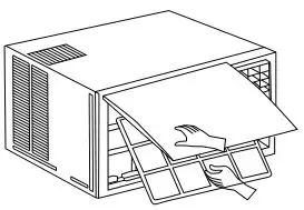 kelvinator Window Wall Electronic Room Air Conditioner - Air Filter