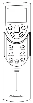 kelvinator Window Wall Electronic Room Air Conditioner - Battery Replacement