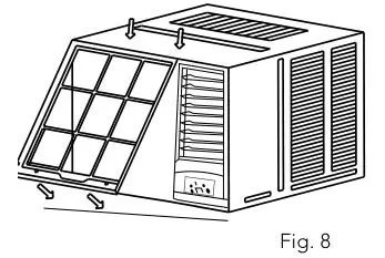 kelvinator Window Wall Electronic Room Air Conditioner - Install the frame