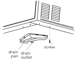kelvinator Window Wall Electronic Room Air Conditioner - The treatment of condensed water