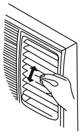 kelvinator Window Wall Electronic Room Air Conditioner - Vertical air flow adjustment