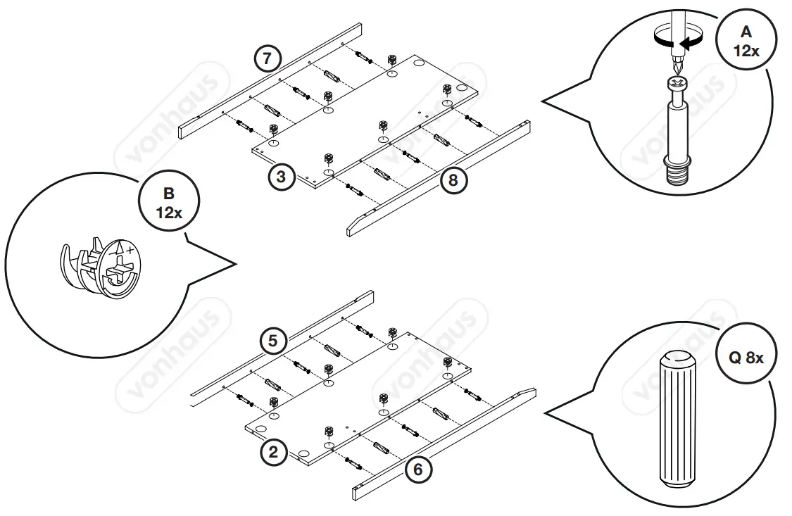 VonHaus 3000211 Falmouth Chest of Drawers - fig 2