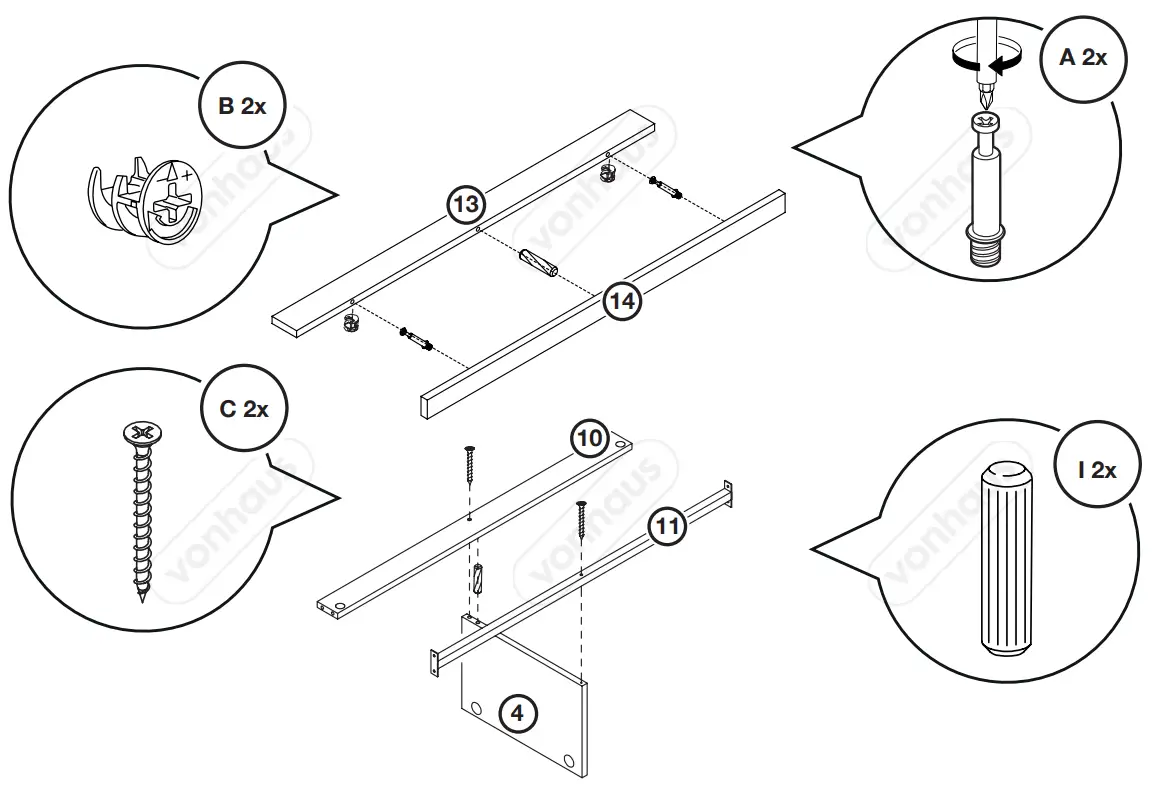 VonHaus 3000211 Falmouth Chest of Drawers - fig 5
