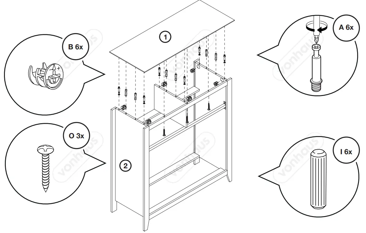 VonHaus 3000211 Falmouth Chest of Drawers - fig 9