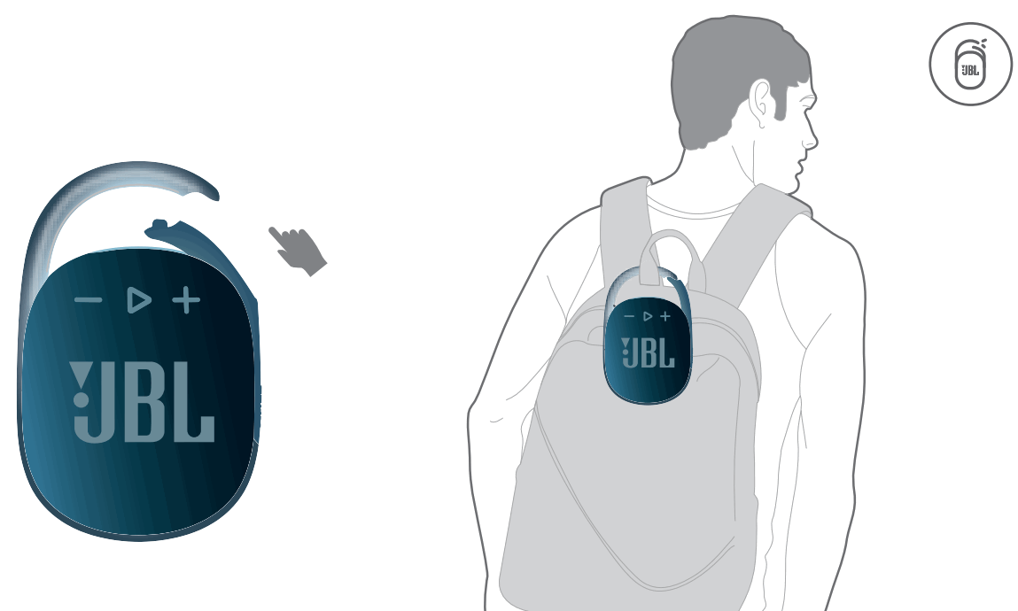 JBL Clip 4 Portable Bluetooth Mini Speaker - fig 1