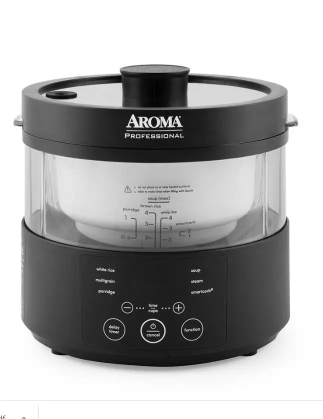 AROMA AMC-800 SmartCarb Multicooker Food Steamer PRODUCT