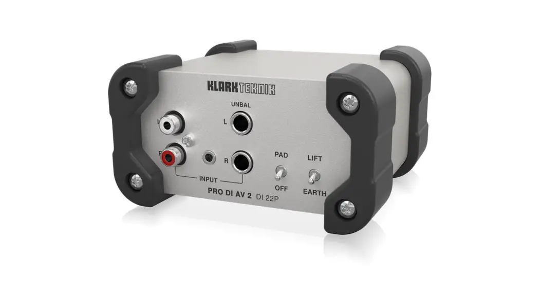 Klark Teknik Pro Di Av 2 Di 22p Passive Stereo Di Box With Midas Transformers And Extended Dynamic Range User Guide