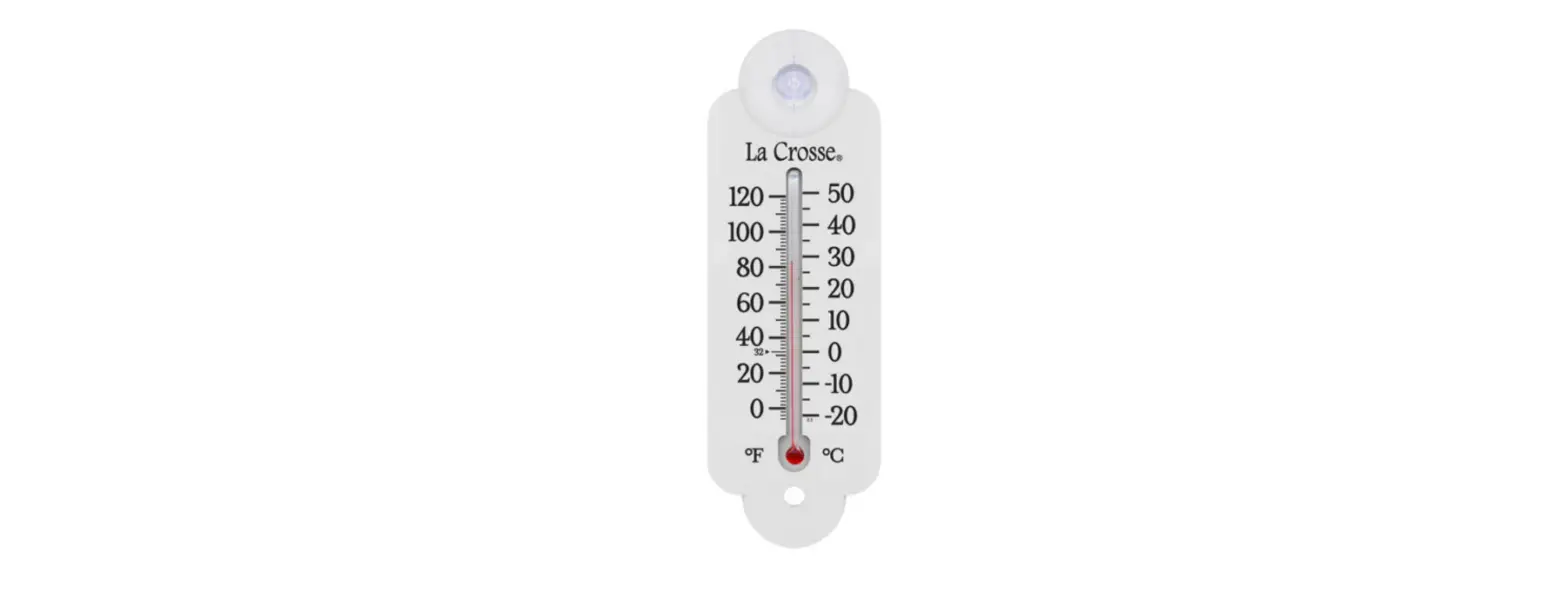 La Crosse 204-111 4.4 Inch Window Thermometer User Manual