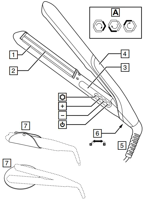 REMINGTON S9880AU PROLUXE YOU ADAPTIVE STRAIGHTENER - FIG 1