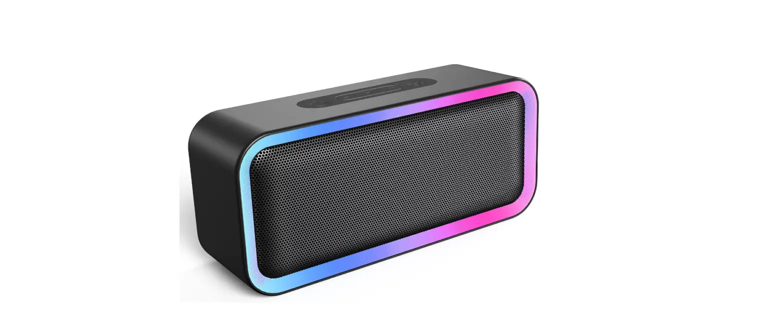 Bluetooth Speaker, Kunodi Bluetooth 5.0 Wireless Portable Speaker With 10w Stereo Sound-complete Features/instruction Guide