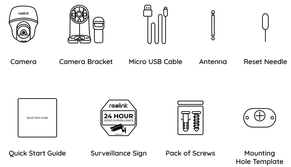 Reolink Argus PT smart 2k HDpan Tilt Battery security - box
