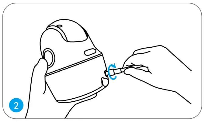 Reolink Argus PT smart 2k HDpan Tilt Battery security - step 3