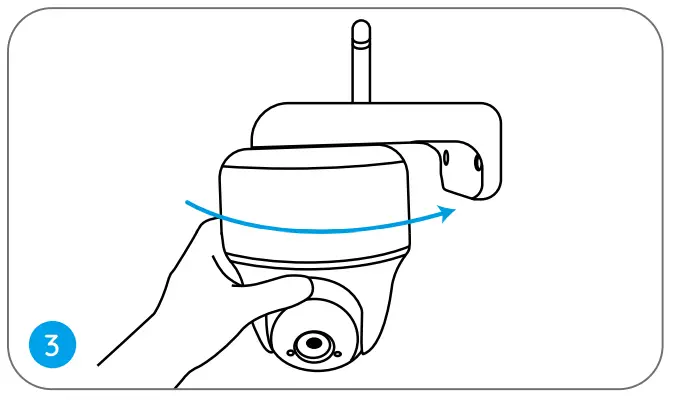 Reolink Argus PT smart 2k HDpan Tilt Battery security - step 4