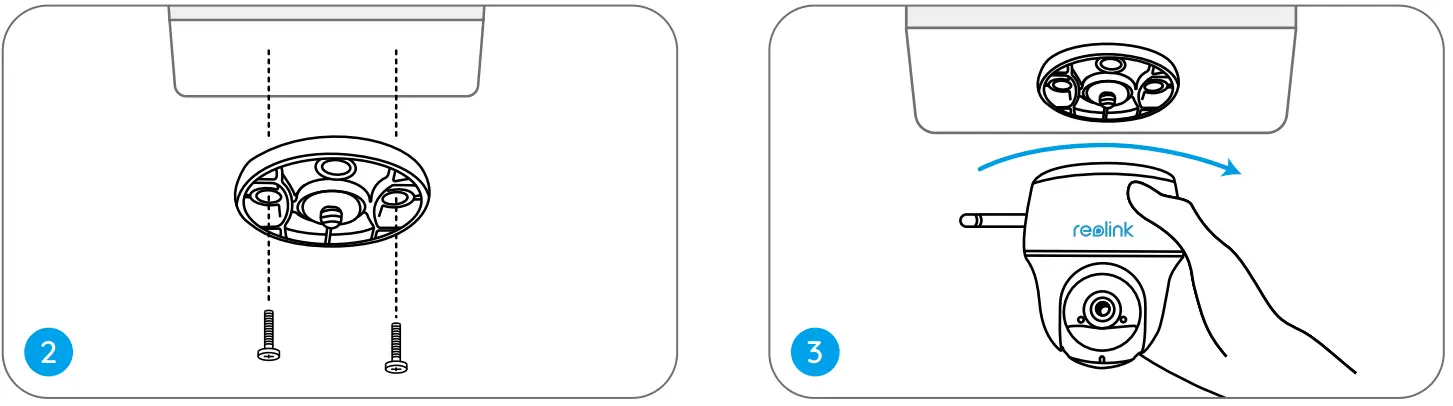 Reolink Argus PT smart 2k HDpan Tilt Battery security - step 7