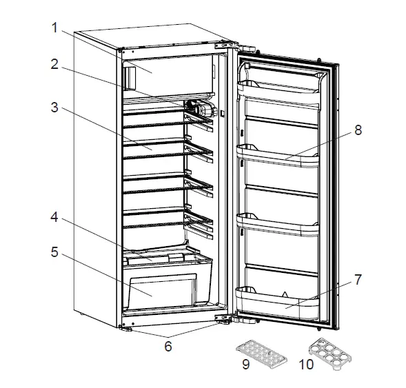 SHARP-SJ-LE192M1X-EU-Freezer-fig1