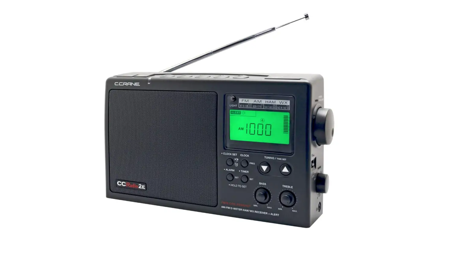 C. Crane Ccradio-2e Enhanced Portable Am Fm Weather And 2-meter Ham Band-complete Features/instruction Guide