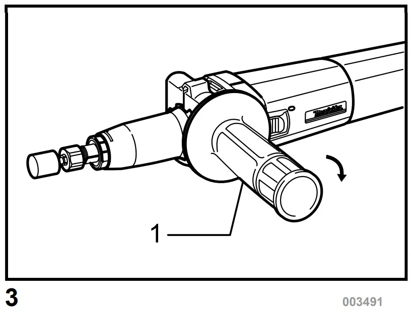Installing the side handle
