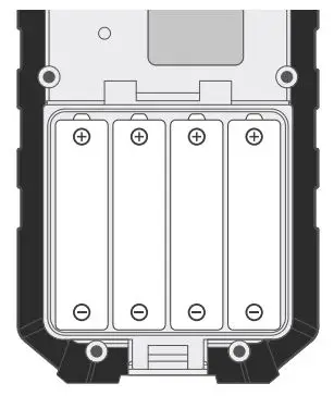 Laserliner 028 85 SensoMaster M350 High-Performance Laser Receiver - Insertion of batteries
