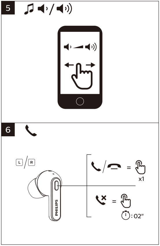 PHILIPS 2000 Series TAT2206 True Wireless Headphones - FIG 3