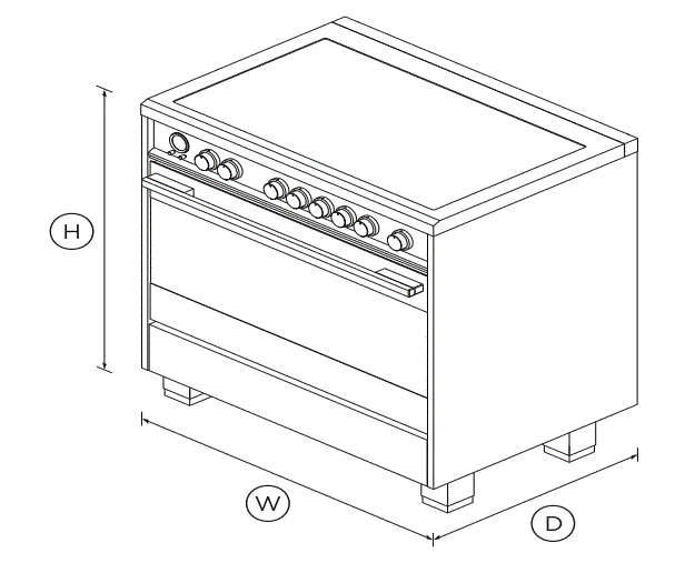 FISHER PAYKEL OR36SDI6X1 Induction Range-1