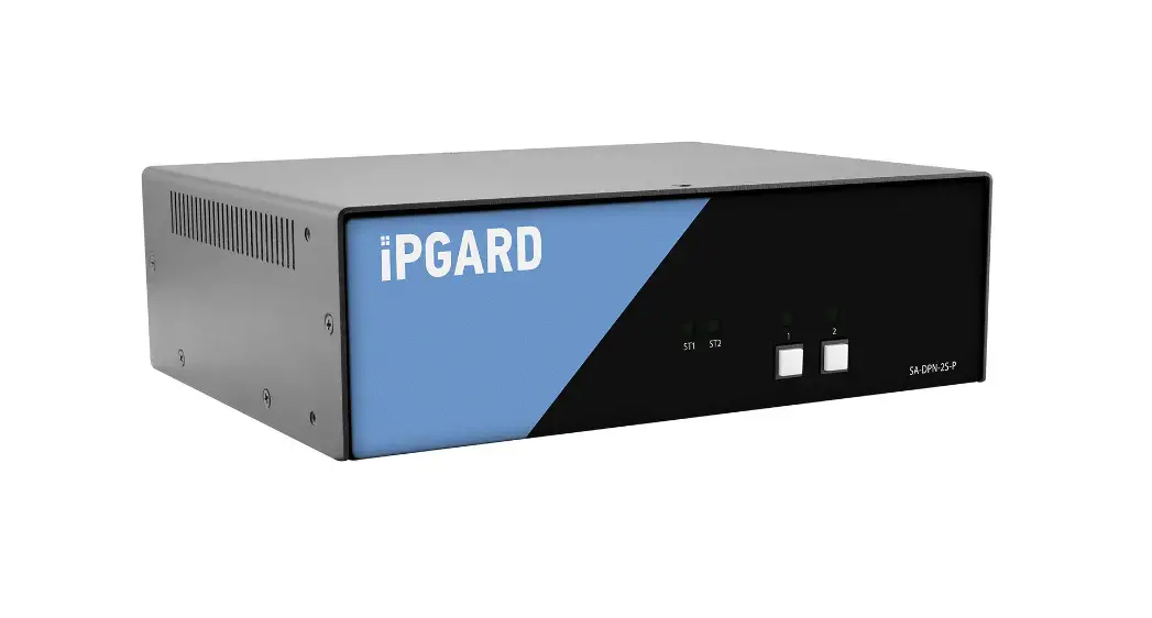 Ipgard Sa-dpn-2s 2-port Displayport Secure Kvm Switch User Manual