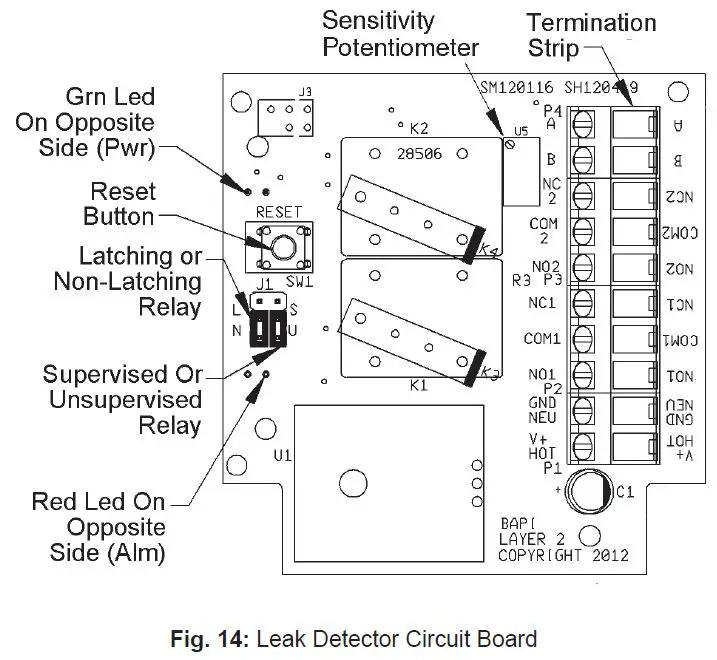 BAPI 26268 Water Leak Detector fig 16