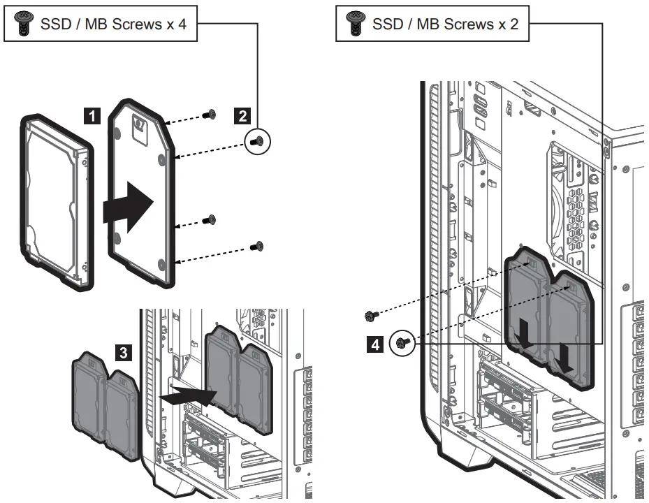 ZALMAN Z7 NEO ATX Mid Tower Gaming Case - Mounting the1