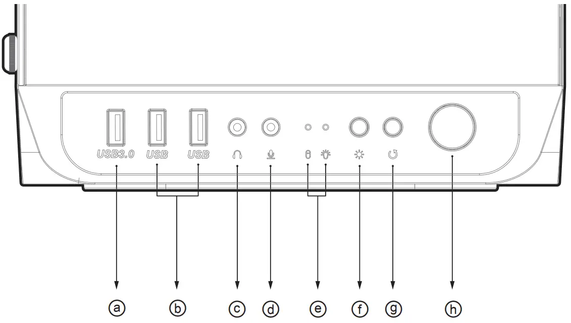 ZALMAN Z7 NEO ATX Mid Tower Gaming Case - Ports