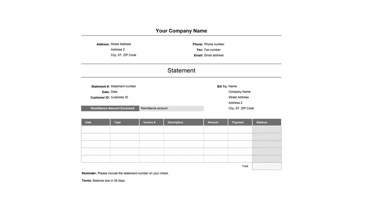 View Or Download Your Billing Statement View Or Download Your Billing Statement