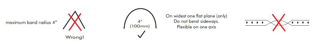 LED WORLD FA240M20-3M-12V-X EvenBright Quattro Bright LED Flex Strip  9