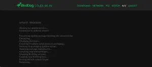 System Update Interface