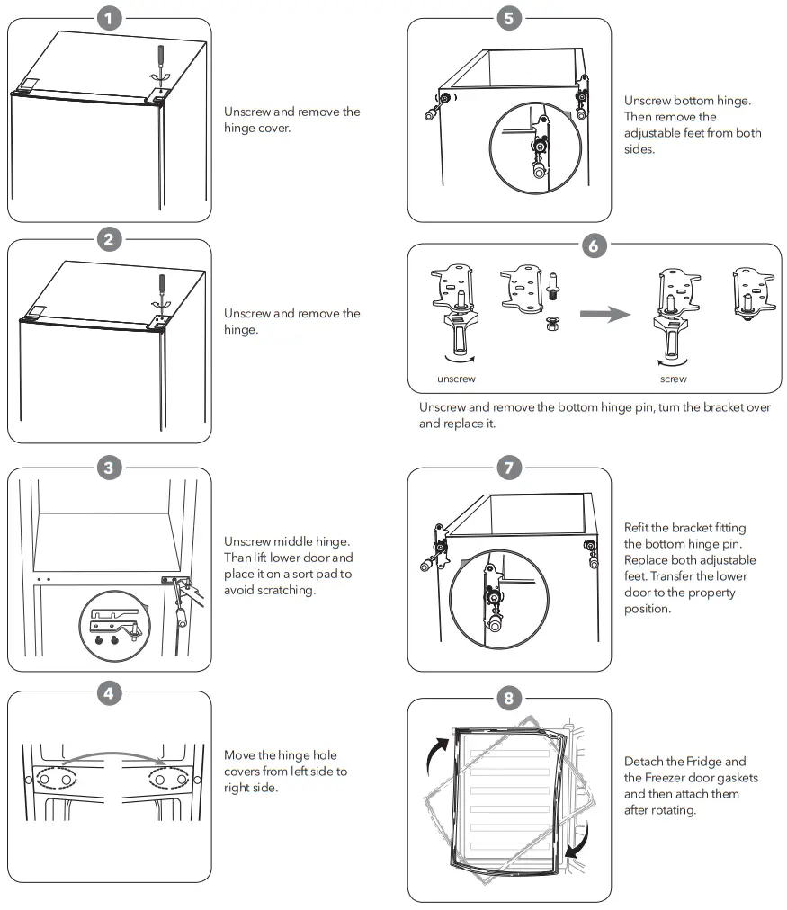 TESLA RC3100H1 Combi Refrigerator Freezer - FIG 2