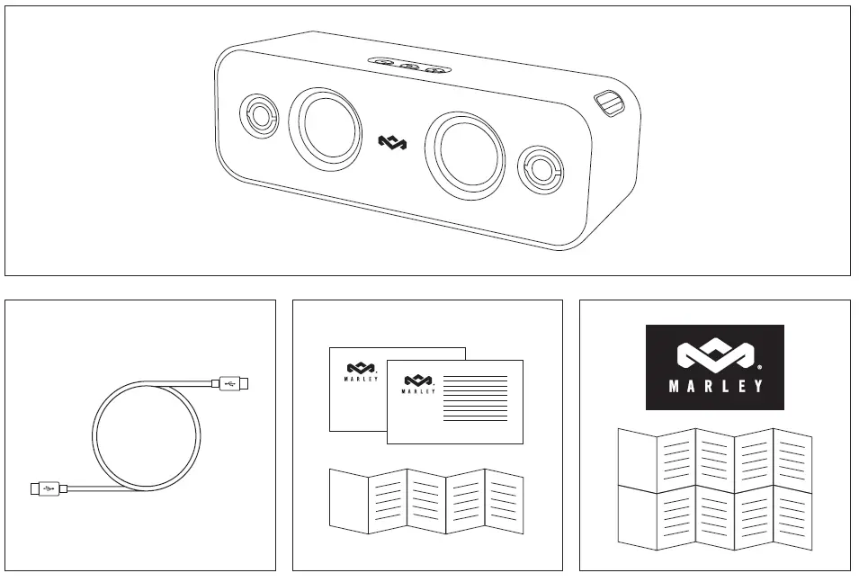 MARLEY EM-JA030 Get Together 2 Bluetooth Speaker 1