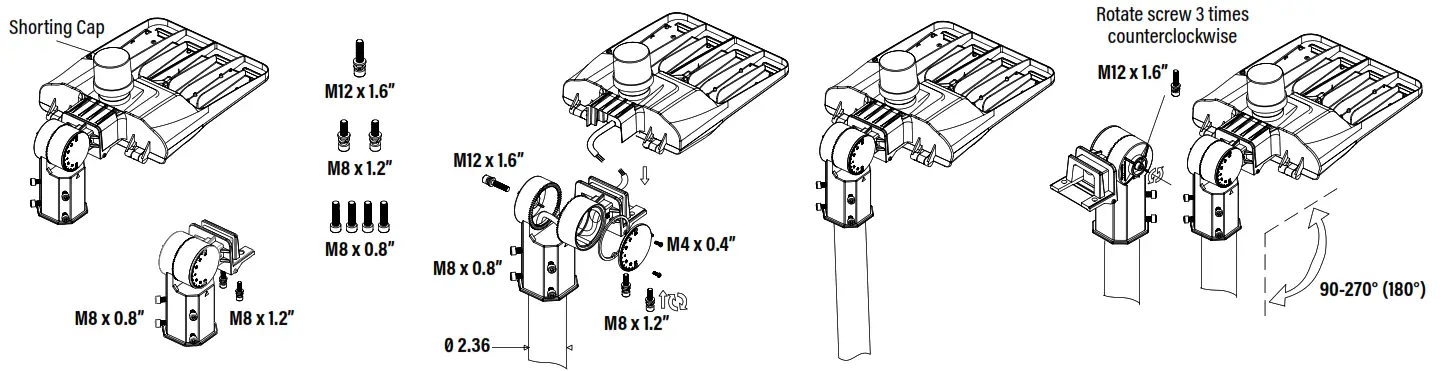 Superior Life PQL 84043 LED Stealth Fixtures Light- SLIP FITTER MOUNTING