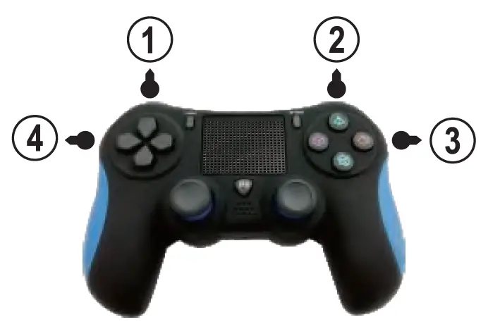 PYLE PGMC3WPS4 PS4 Game Console Handle Wireless Controller fig 1