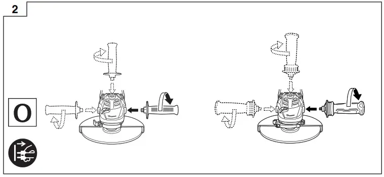 HiKOKI G 23STA 9 Inch Angle Grinder - overview 2