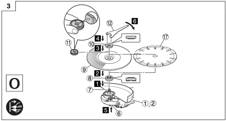 HiKOKI G 23STA 9 Inch Angle Grinder - overview 3