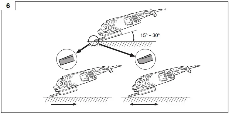HiKOKI G 23STA 9 Inch Angle Grinder - overview 6