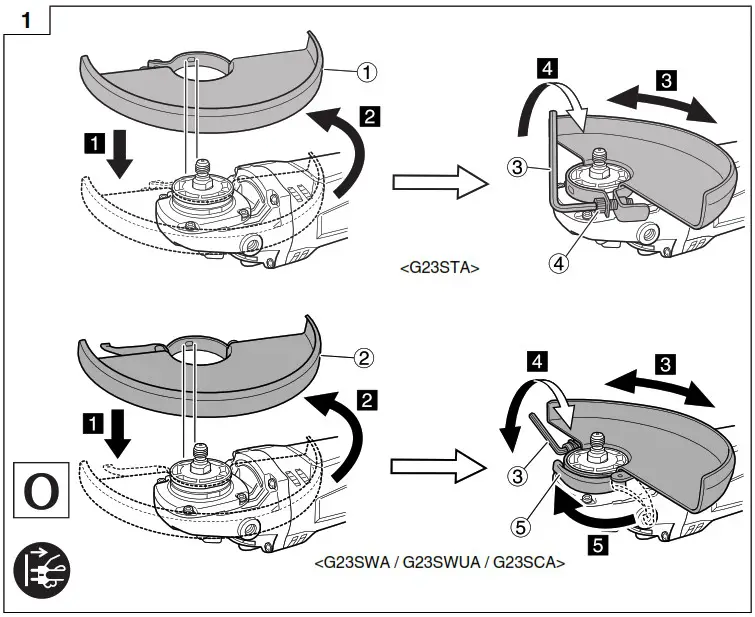 HiKOKI G 23STA 9 Inch Angle Grinder - overview